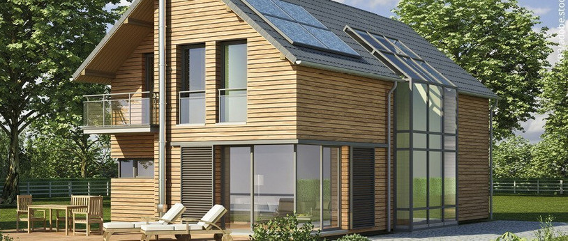Einfamilienhaus mit Holzfassade